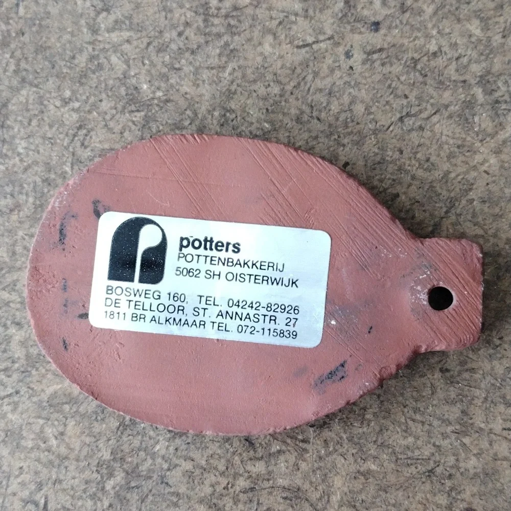 Mid-century ceramic plaque by artist Henk Potters (1924-2003) - Picture 3 of 3